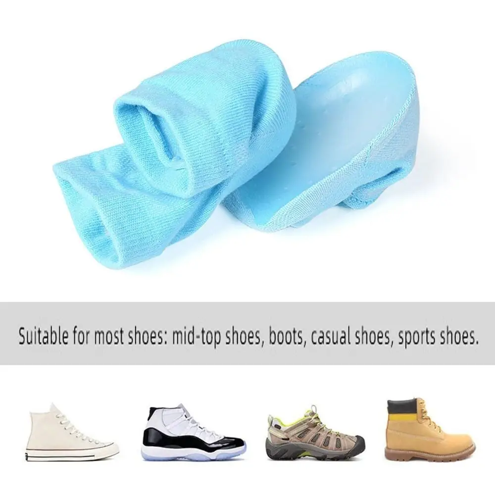 Sport Unsichtbare Rizzsoles Höhe Max Socken SEBS Anti-rutsch Halbe Höhe Erhöhen Einlegesohlen Verdickt 2,5/3,5 cm Ferse Lift Frauen Männer