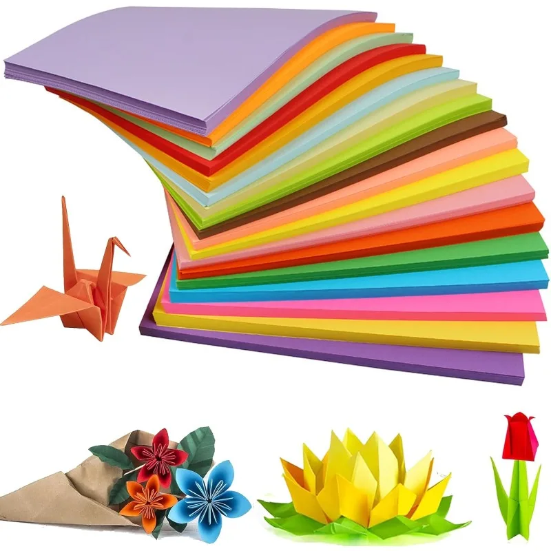 

A4 Colored Paper 200 Sheets-Thin Colored A4 Paper (20 Colors),for DIY Arts and Crafts Colorful Projects(Not for Printing)