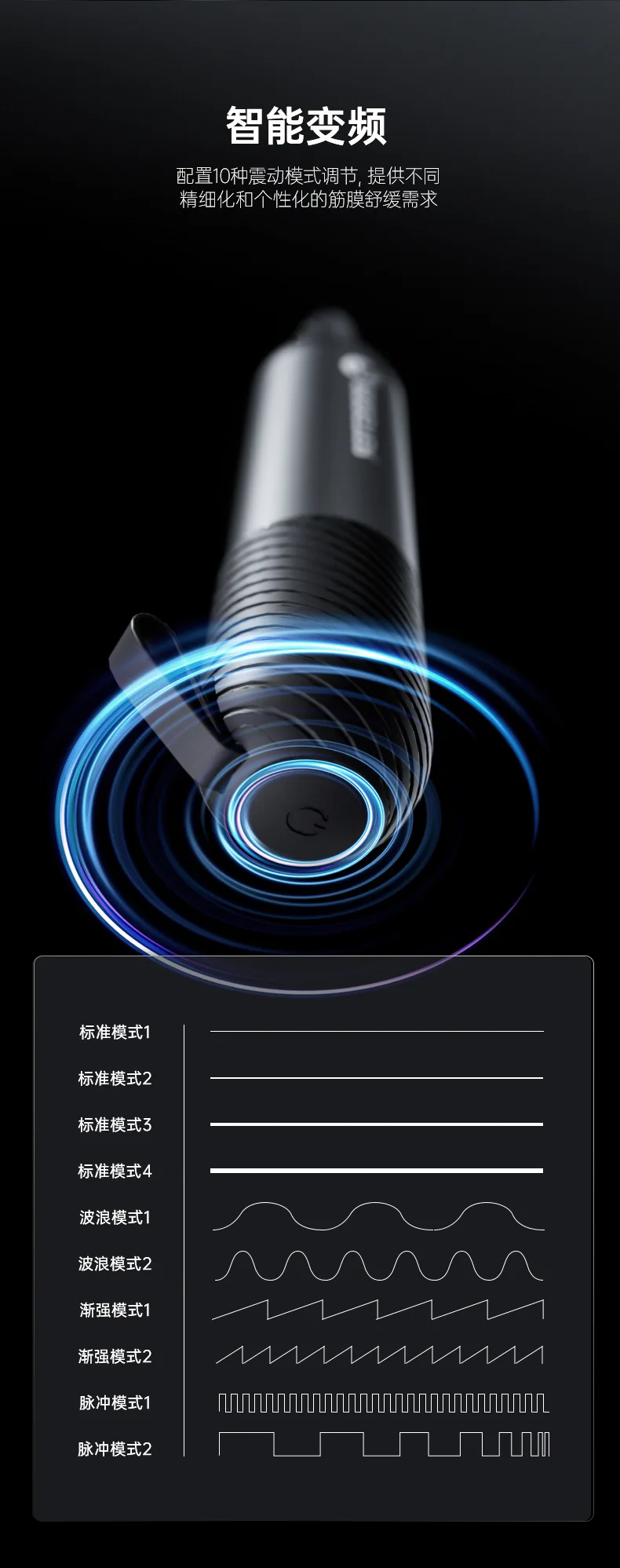 Pistola per fascia per massaggio muscolare, sollievo dalla copertura sanitaria di livello professionale, silenziosa