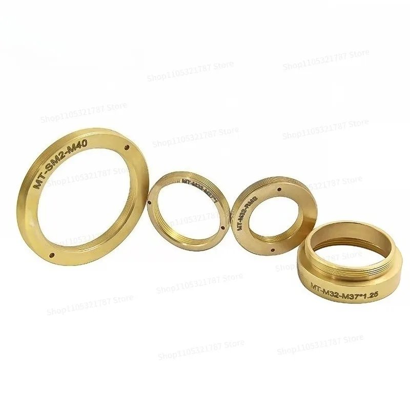 Adaptateur fileté pour objectif de microscope série MT M32 vers RMS/SM1/M26, accessoires de conversion d'objectif fileté en laiton