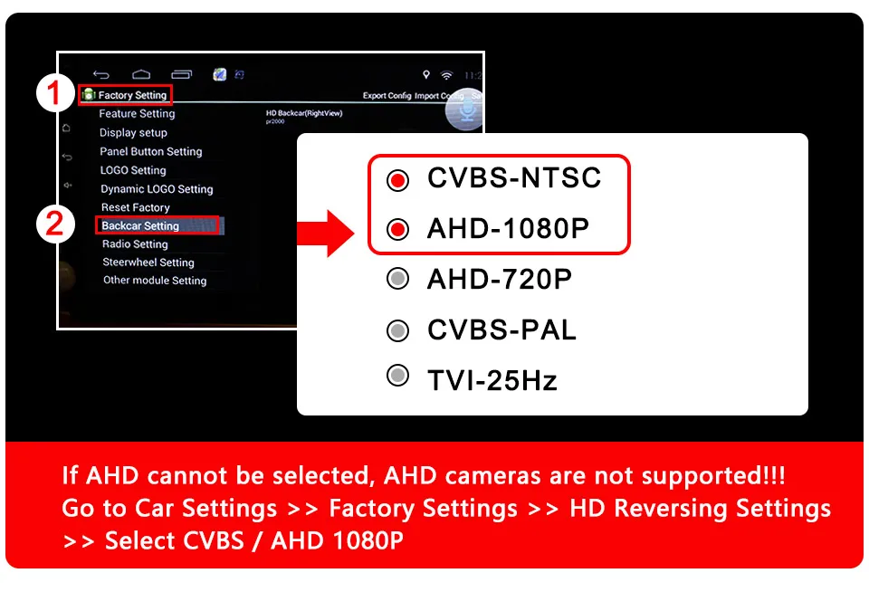 1080P Auto-Rückfahrkamera für Toyota Hilux D4D Pickup Truck Rückfahrkamera Einparkhilfe-Kamera CCD – Detail 3