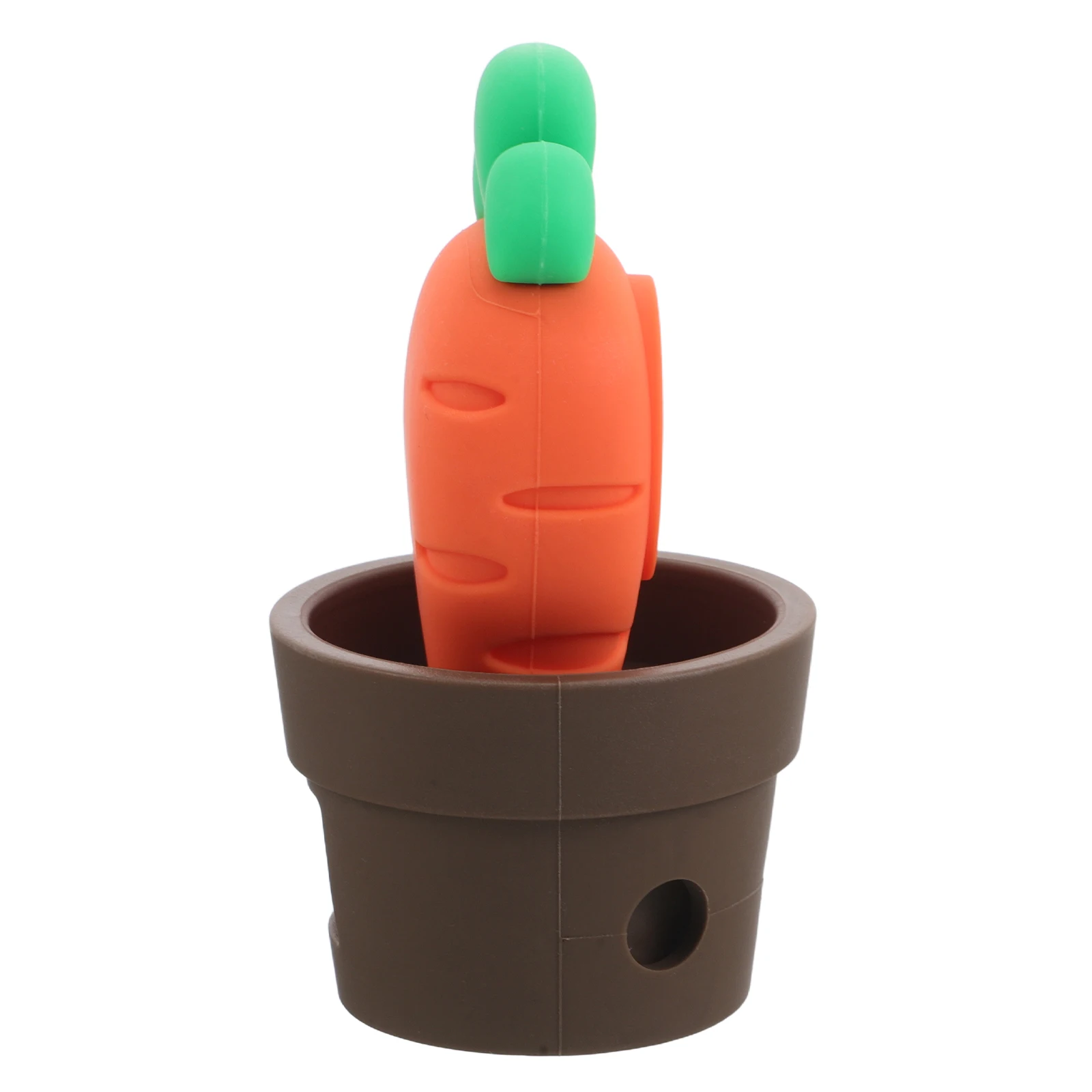 

Watch Stand Charging Base for Smartwatch Carrot Desktop Holder Silica Gel Carrot-shaped