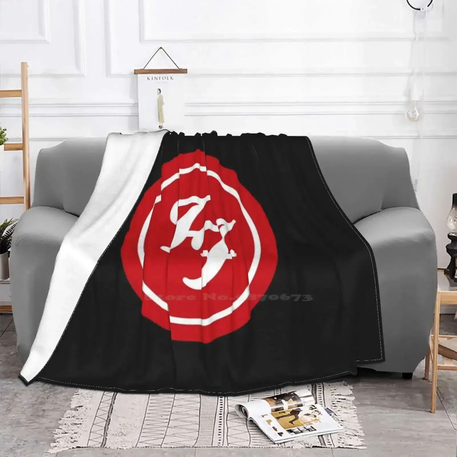 Foo Soft Warm Throw Blanket Fighters Music Logo