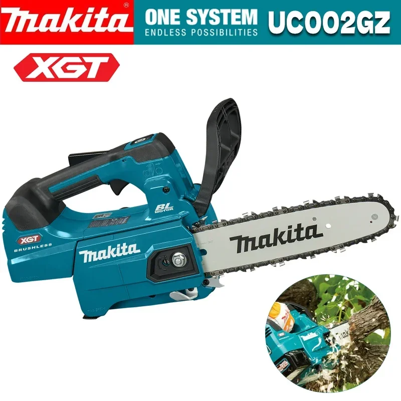 MAKITA UC002GZ Cordless Chainsaw 40V MAX XGT Lithium Brushless Top Handle Chainsaw 1490m/min 1400W Makita Power Tools UC002G