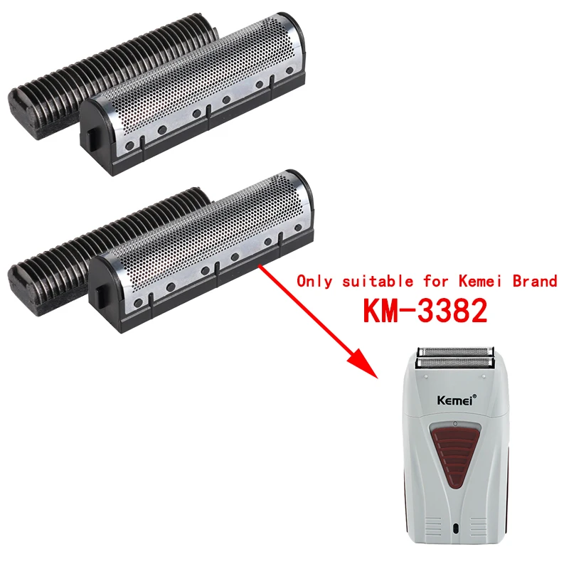 Replacement Blade Set For Kemei KM-3382 Hair Clipper Blade Barber Cutter Head For Electric Hair Trimmer Cutting
