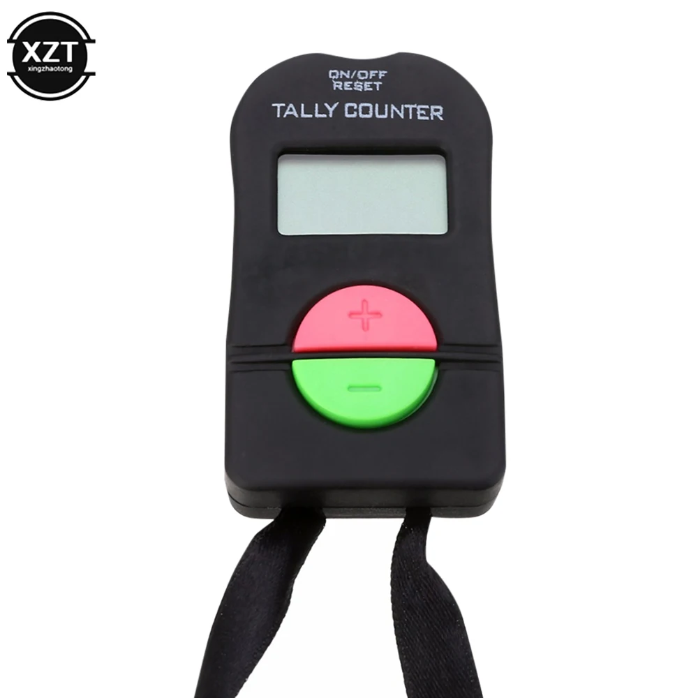 1PCS Digital Hand Tally Counter Electronic Manual Clicker Golf Gym Hand Held Counter 6.3x3.4x1.5cm