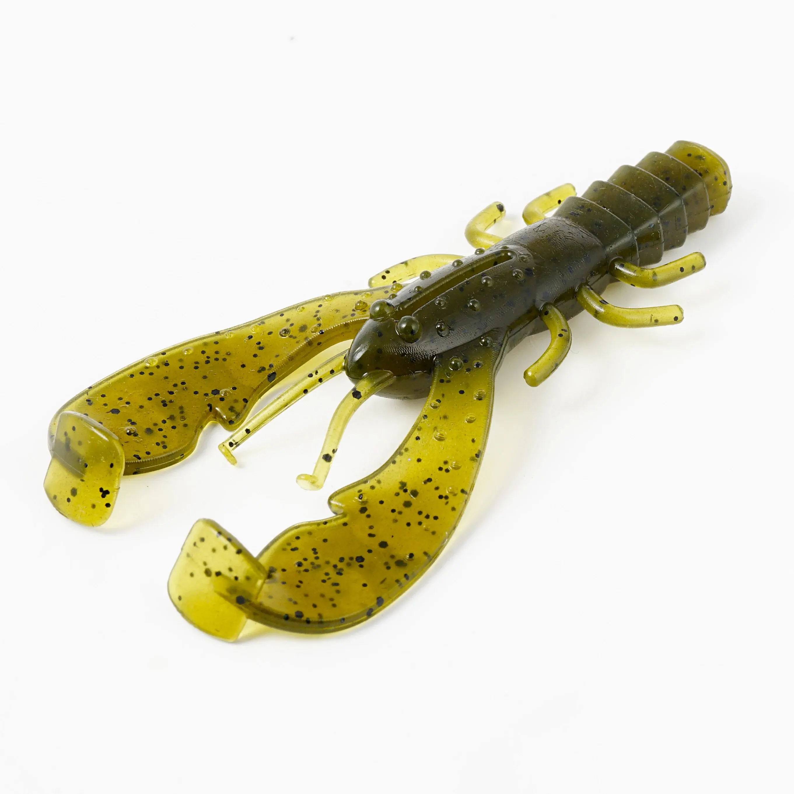 SUNMILE 6 Stück Angelköder Krebse Garnelen 7,5 cm/3,5 g Weiche Köder Kreatur Köder Iscas Künstlicher Köder Bass Barsch Angelköder