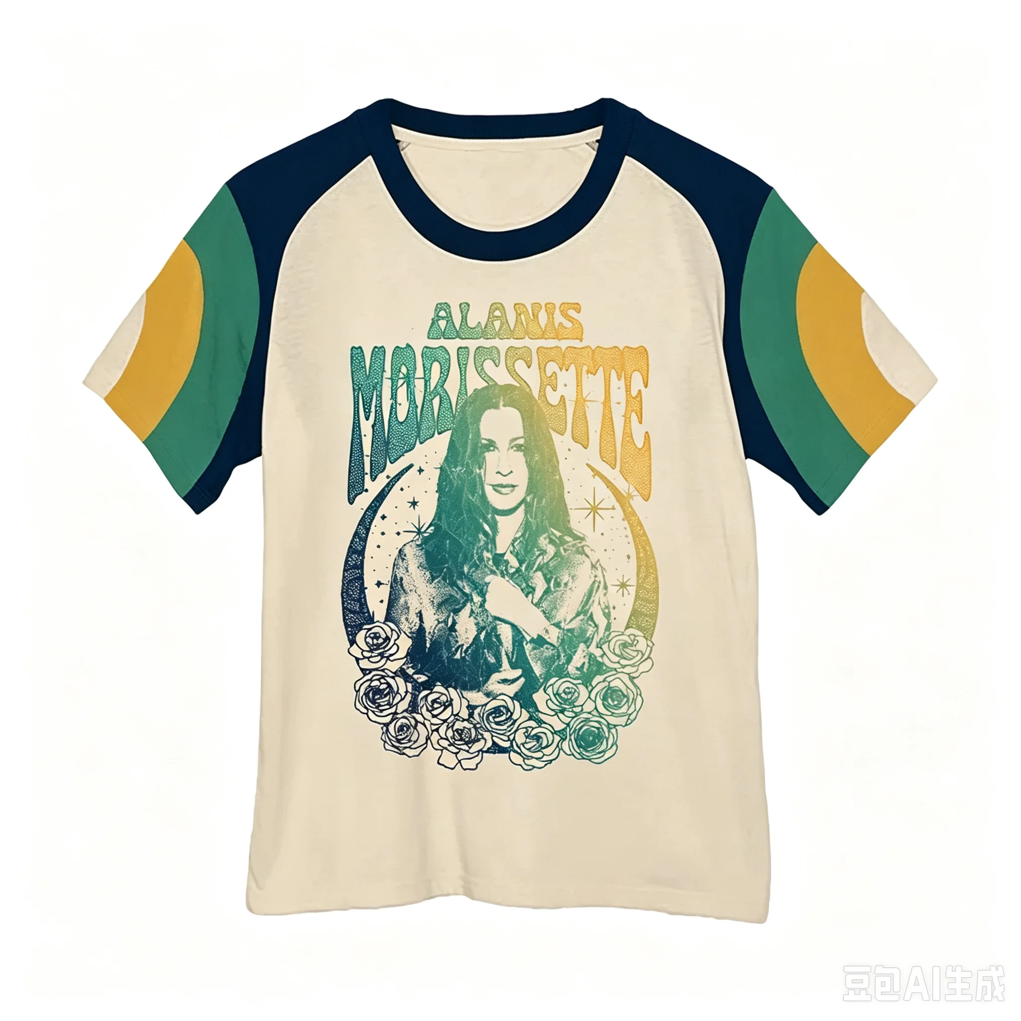 2026 Alanis Morissette Fan-Fanartikel T-Shirt, 3D-Druck-Design, atmungsaktiv und leicht, vintage-modisches Outdoor-Sport-Oberteil – Detail 3
