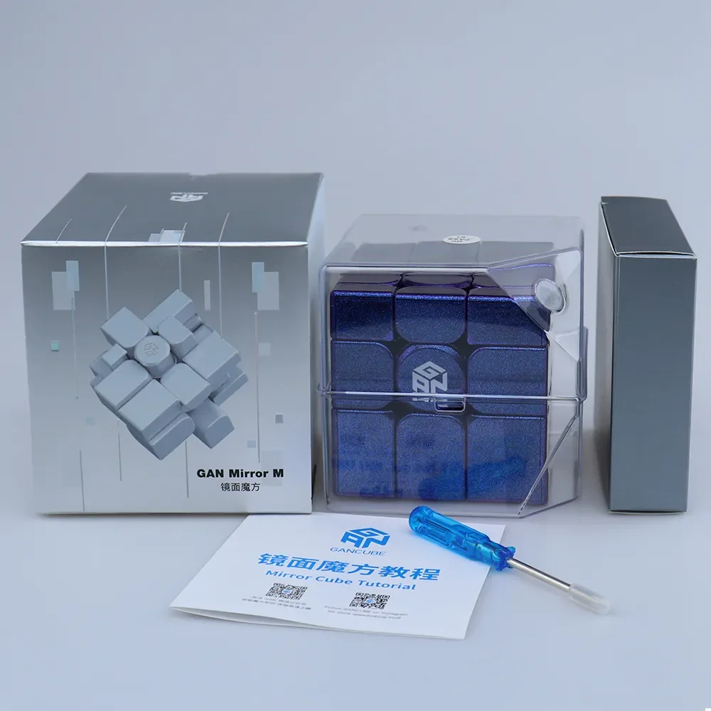 Gan spiegel m uv magic magic speed cube sticker less profession elle zappel spielzeug gan spiegel m cubo magico puzzle