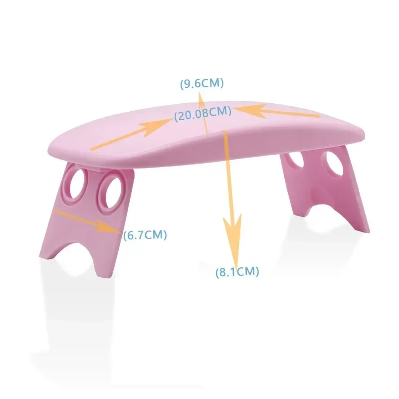 Folding Nail Hand Manicure Rest Arm Stand Pillow Cushion Holder Table Desk Armrest Sponge Support Mat Polish Tool Practice Salon 6