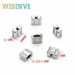 10pcs 10*5.5*8mm Plastic plating silver knob cap Equalizer push key cap  potentiometer push key knob  aperture 5×2MM