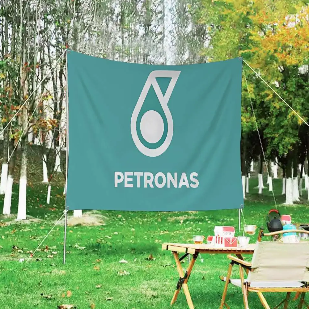 P-PETRONAS Oil Large Size Shop Art Promotion Advertising Booth Flag Hanging Banners