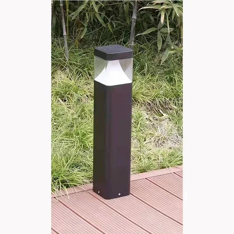 Modern Customized Design Aluminum Outdoor Decorative Pathway LED Bollard Light Lawn Lamps