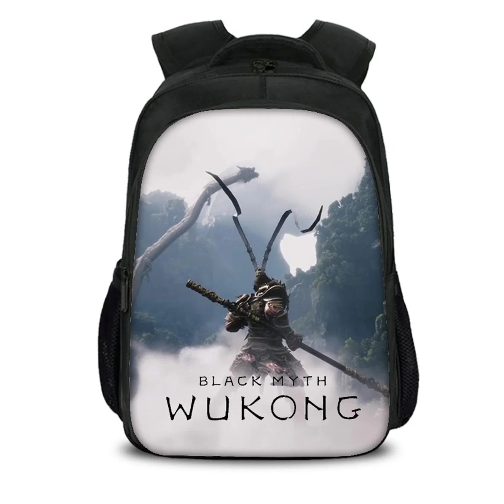 

Lightweight Black Myth: Wukong Graphic Backpack Casual School Daypack-Water Resistant Book Bag for Student,Kids
