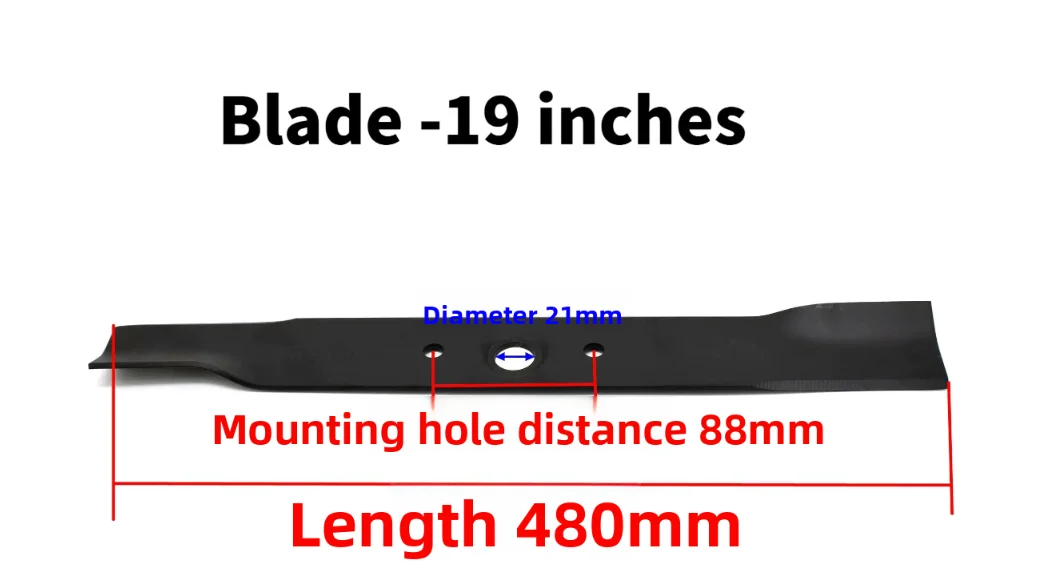 For Honda GXV160 HRJ196 HRJ216 19 Inch Leopard Mark & 21 Inch Lawn Mower Blade Replacement Accessories