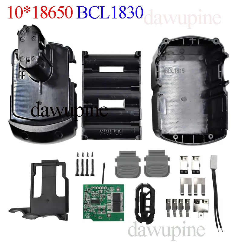 BCL1815 18V Li-ion Battery Plastic Case BSM PCBA Charging Protection Circuit Board For Hitachi 18V BCL1830 EMB1830 Box Housings
