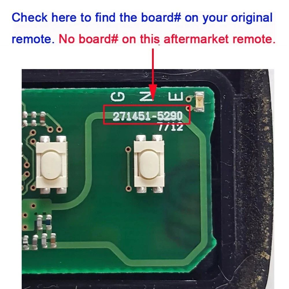KEYECU 271451-5290 314.3MHz Smart Remote Key Fob for Toyota 4Runner Prius C Prius V Venza 2012 2013 2014 2015 HYQ14ACX