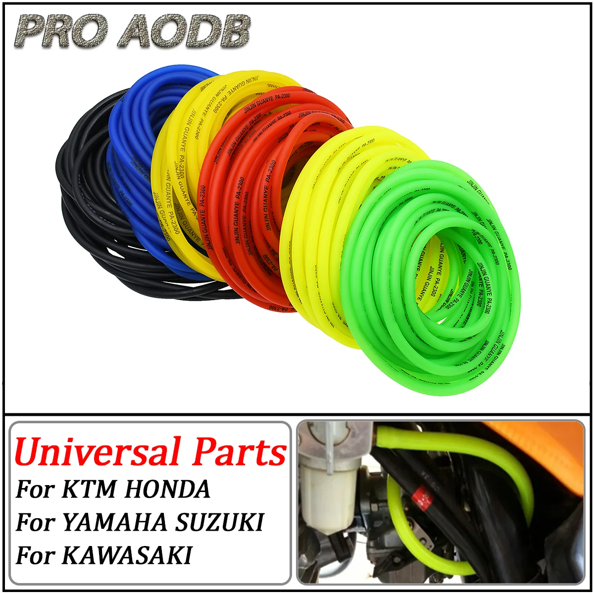 

10M 3M 5M Motorcycle ATV Scooter Gas Oil Pipe Rubber Soft Tube Petrol Fuel Line Hose For Honda Kawasaki Suzuki Etc KTM Yamaha