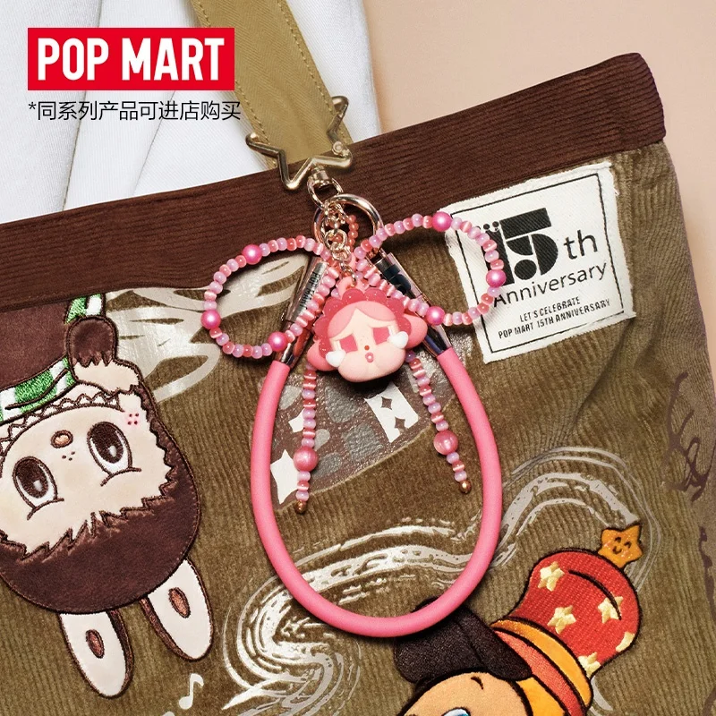 POPMART Празднование Момент POP MART 15-я юбилейная серия Кабель для передачи данных Подвеска Слепая коробка Аниме Фигурка Модель куклы
