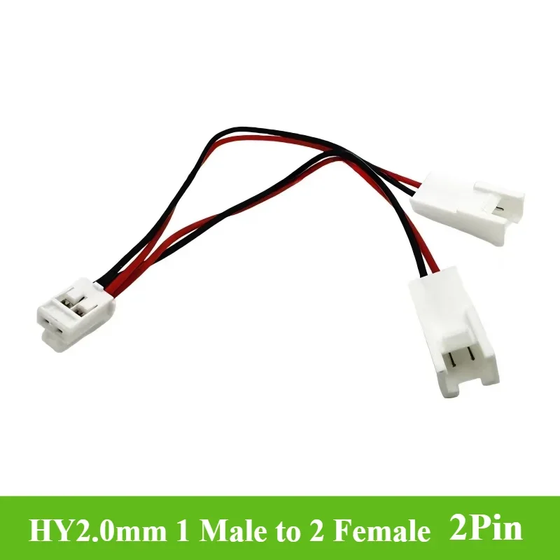 1/5/10Pcs/lot HY2.0mm 1 Male to 2 Female 2Pin 3Pin 4Pin Terminal Line 10CM HY2.0 Electronic Wire