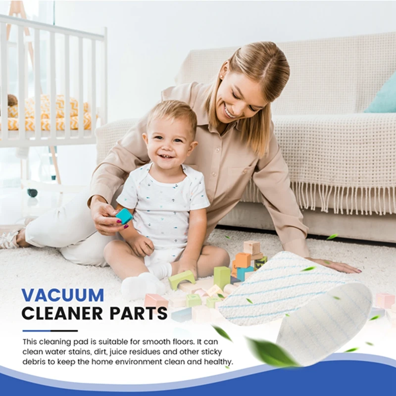 وسادات تنظيف بديلة لـ Ecovacs DEEBOT OZMO T9 Series T8 Series T8 AIVI T8 Max N8 Pro Plus Robot Vacuum