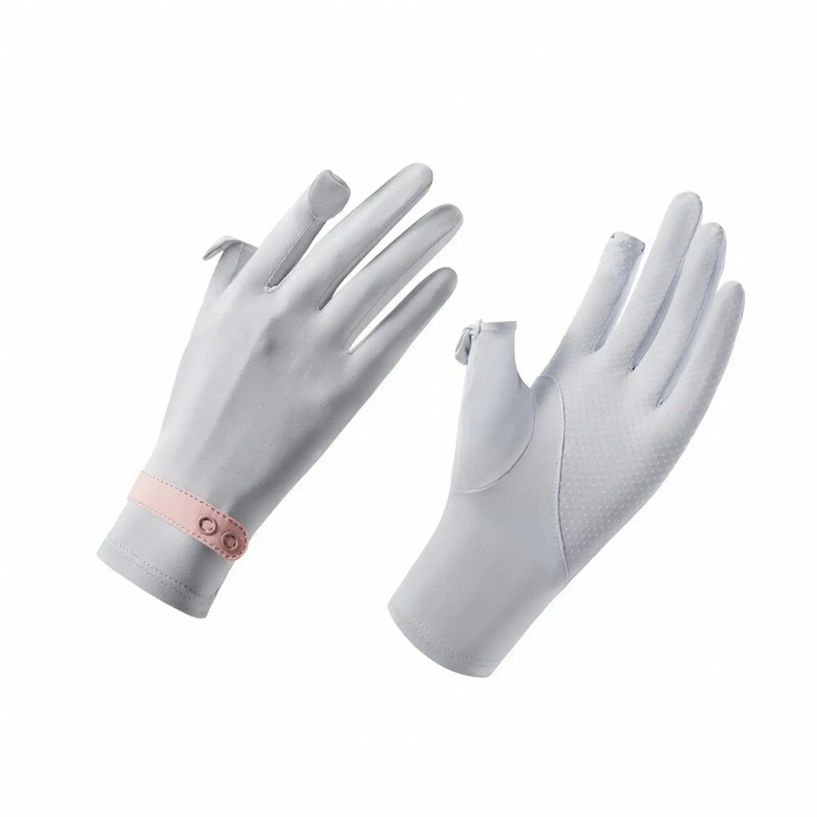Full Finger Gloves Lightweight Thin Gloves with Anti Slip Palm Comfortable Soft for Women, Outdoor, Cycling