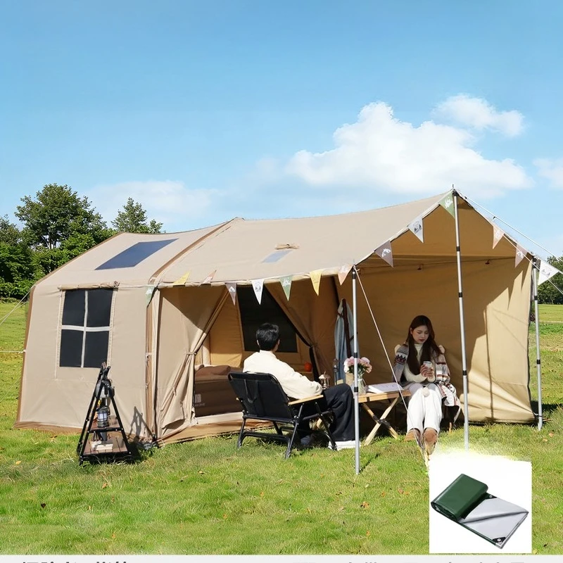 

Automatic inflatable tent outdoor camping overnight rainstorm protection 2025 new canopy two-in-one 3003