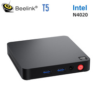 Beelink T5 Mini PC Intel Celeron N4020 Wifi5 BT5.0 4GB 64GB T4 Pro Intel Apollo Lake N3350 4K BT4.0 1000M AC Wifi Mini Computer