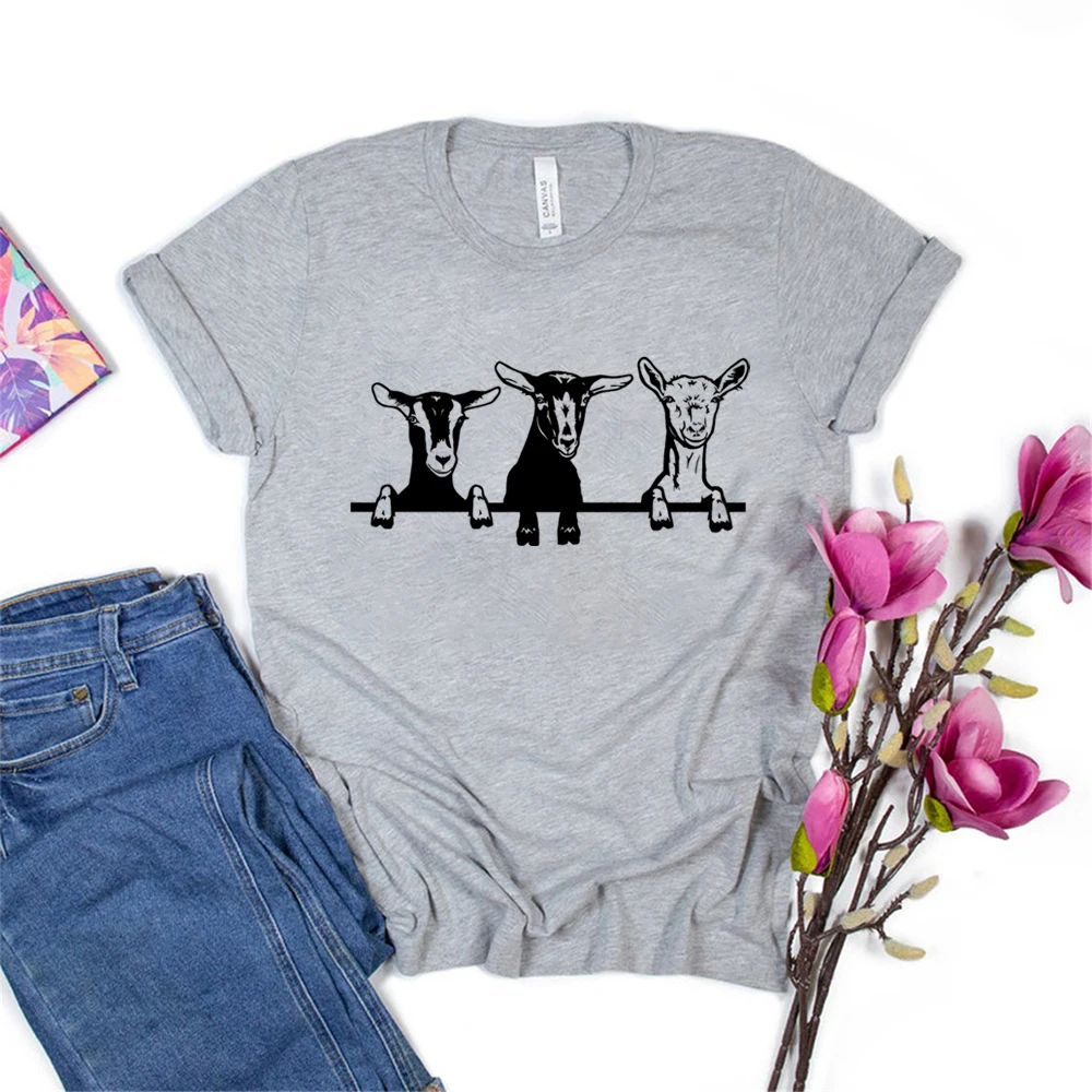 Cute Goats Shirt Funny Goat Shirt Goats Tshirt Farm Animal Shirt Farmer Girl Shirt Farmer Sibling Outfit Unisex Graphic Tee
