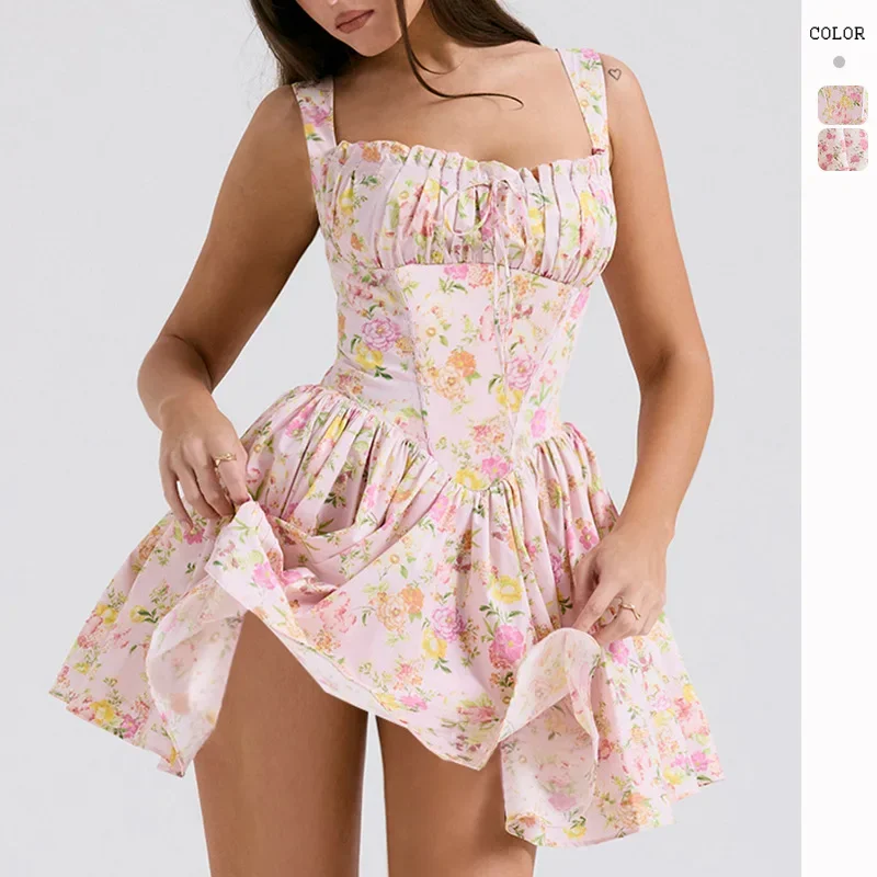Vestido de salón para niñas, traje de baile latino hinchado, ajustado, Floral, estándar