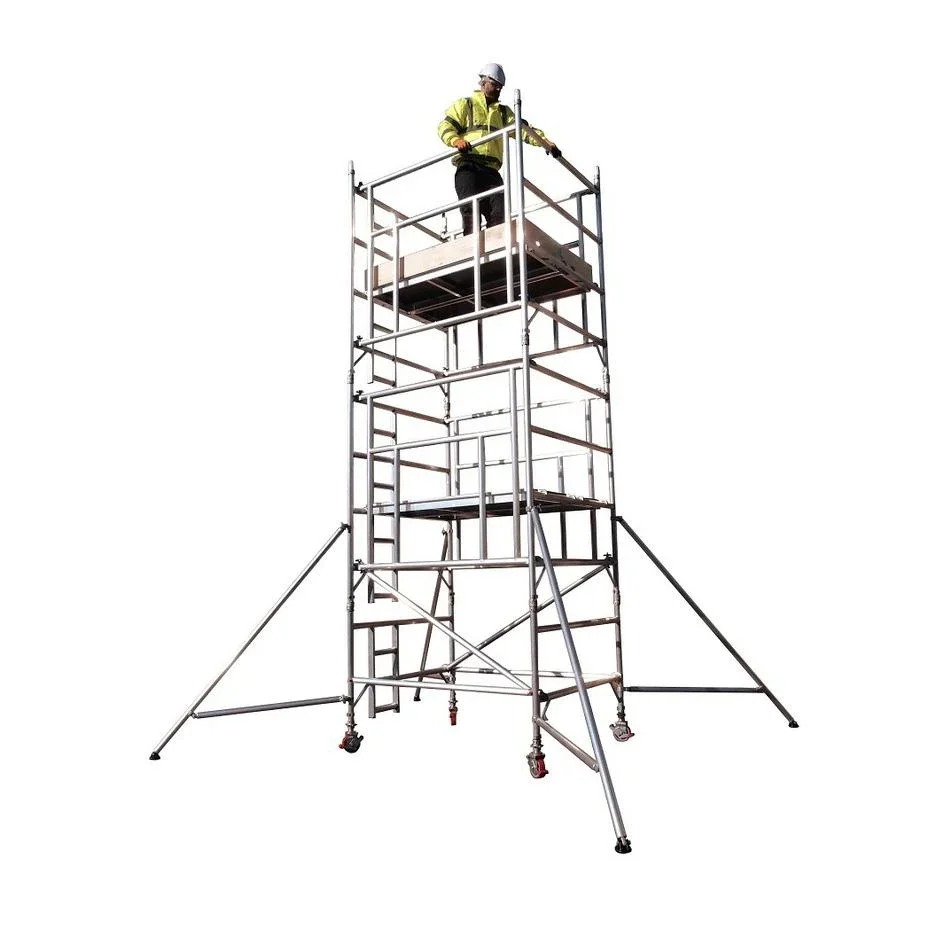 20 Foot Aluminum Scaffold Ladder Tower For Construction Scaffolding Truss Scaffolding Outriggers