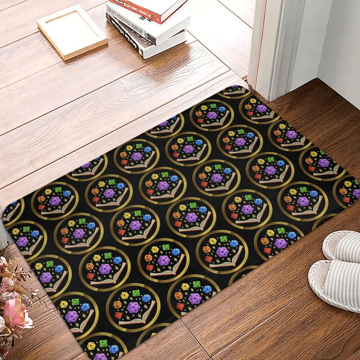 The Dungeon Master DND Game D20 D&D Non-slip Doormat Carpet Living Room Bedroom Mat Prayer Home Pattern