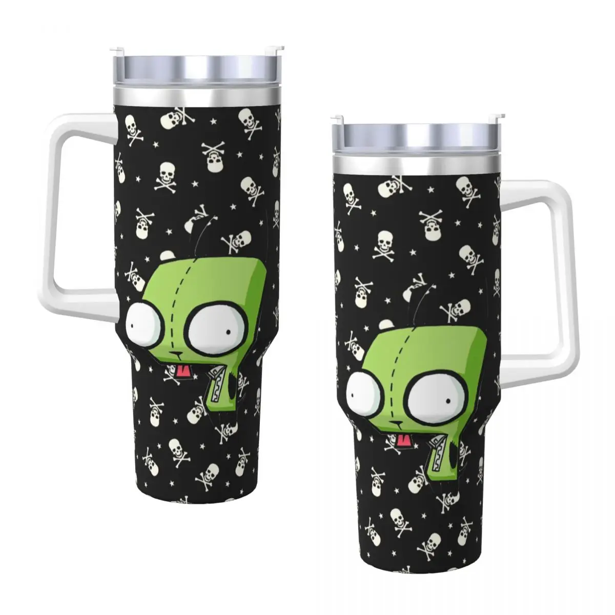 

Invaders Zims Stainless Steel Tumbler Camping Mugs Cup Large Capacity Thermal Mug Keep Heat Hot Drinks Milk Tea Water Bottle