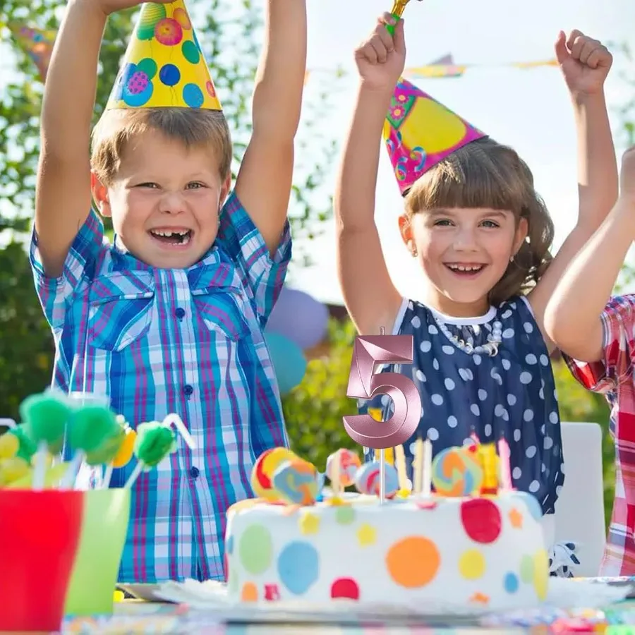 الوردي عدد 7 الشموع ثلاثية الأبعاد الماس 2.76 Ih كعكة توبر شموع عيد ميلاد لذكرى الزفاف كعكة tions حفلة عيد ميلاد سعيد tio #5