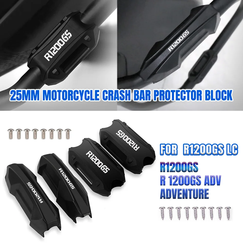 

Motorcycle Bumper Engine Guard 25MM Protection Block Crash Bar Decorative FOR BMW R 1200 GS LC R1200GS R 1200GS ADV Adventure