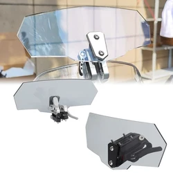 Universal Motorcycle Risen Clip On Windscreen Windshield Extension Spoiler Air Deflector For BMW R1200GS XADV Tmax Scooter