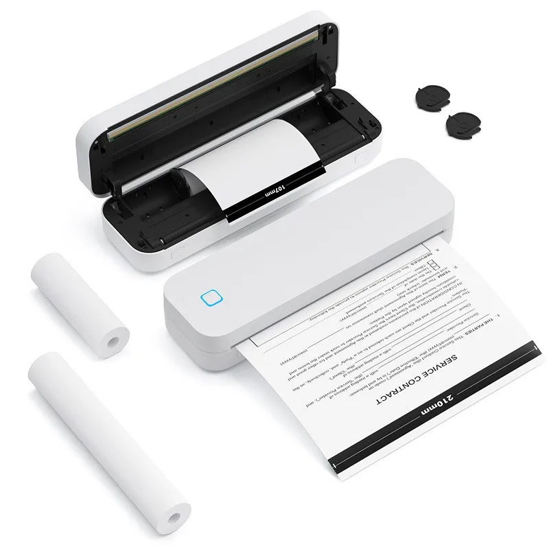 Printer Stensil Tato Nirkabel Portabel Mesin Fotokopi Transfer Foto Bluetooth Tanpa Tinta Catatan Memo Dokumen PDF Printer Termal A4