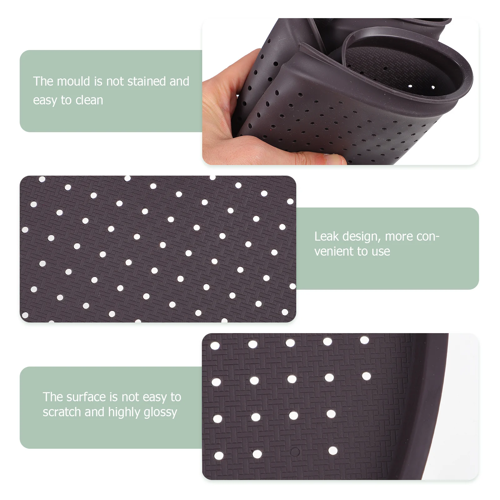 

Silicone Baking Mat Non-Stick Heatproof Pizza Pan for Home Bakery Easy to Clean Store Baking Silicone Mat Non-Stick