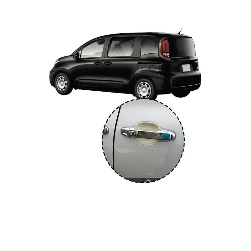 Door Handle Cover Exterior Components Decorate Trim Paste Style For Toyota SIENTA 170 2015 2016 2017 2018 2019 2020 2021 2022