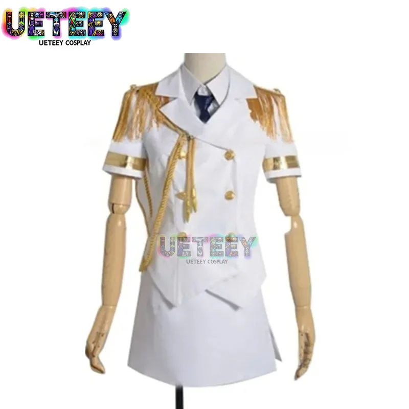 

UETEEY Uta no Prince-sama Tomochika Shibuya Summer White Uniform COS Clothing Cosplay Costume Customized size