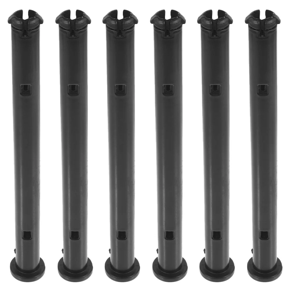 

6pcs Outdoor Can Lid Latch Pins Plastic Hinge Axle Plug Bolts Connectors For Garbage Locking Wheelie Bin Commercial