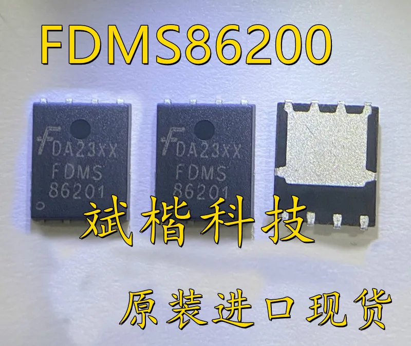 Transistor atual alto do MOS, baixa resistência interna, DFN5 * 6-8L, 10 PCes/lote, FDMS86201