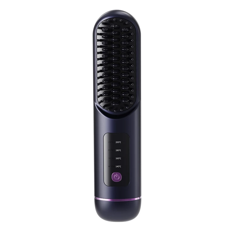 

Multifunction Rechargeable Hair Straightener Brush Beard Comb Hair Curler Quick Negative Ion Hair Styler