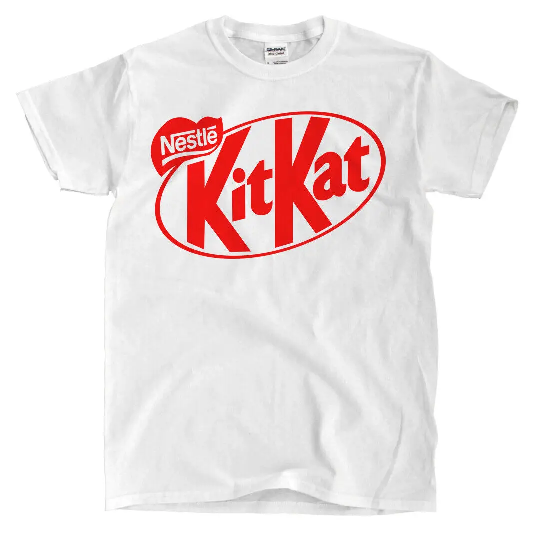 Kit Kat Kitkat Candy Bar-Camiseta blanca