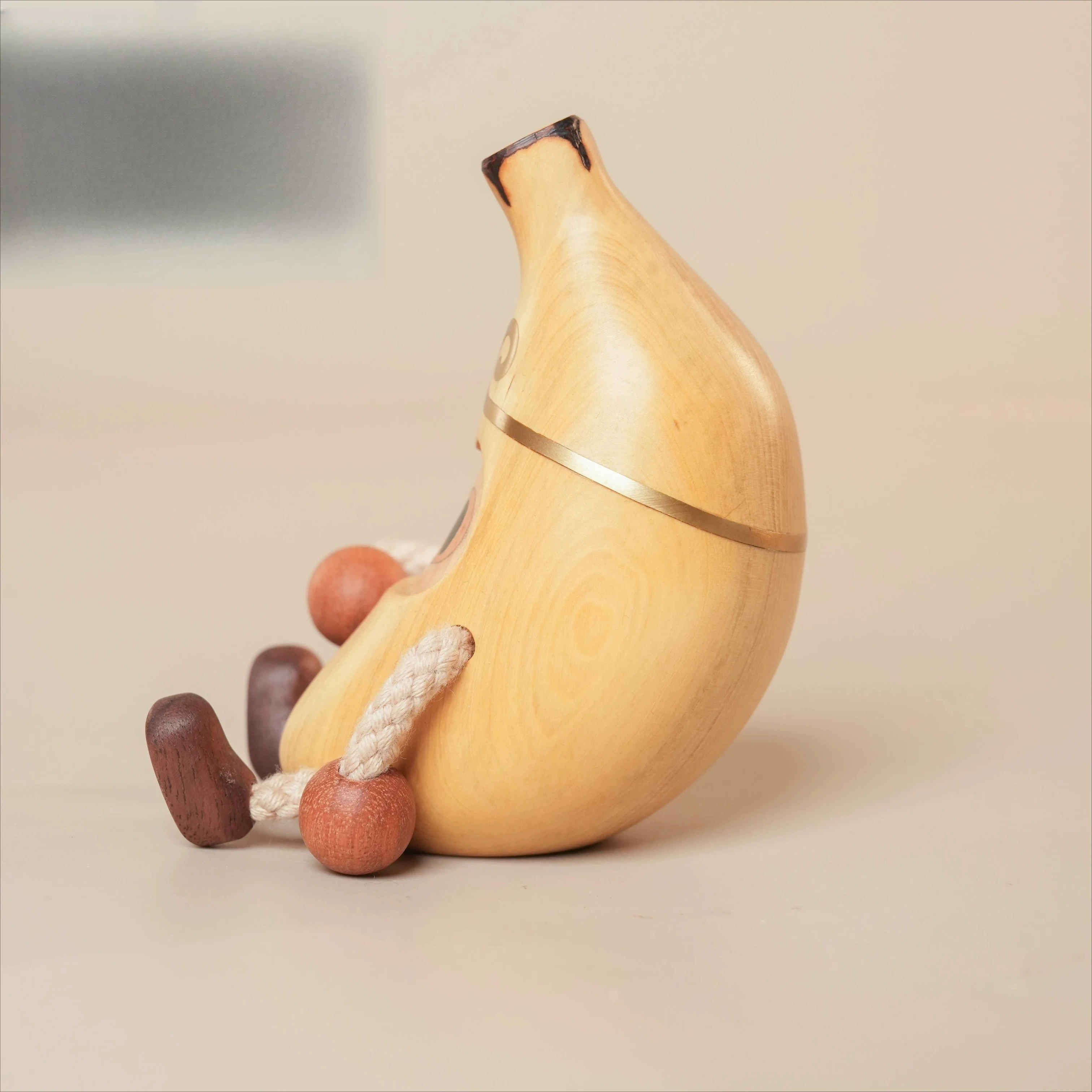 Banana tabletop ornament emotional gift solid wood handicraft