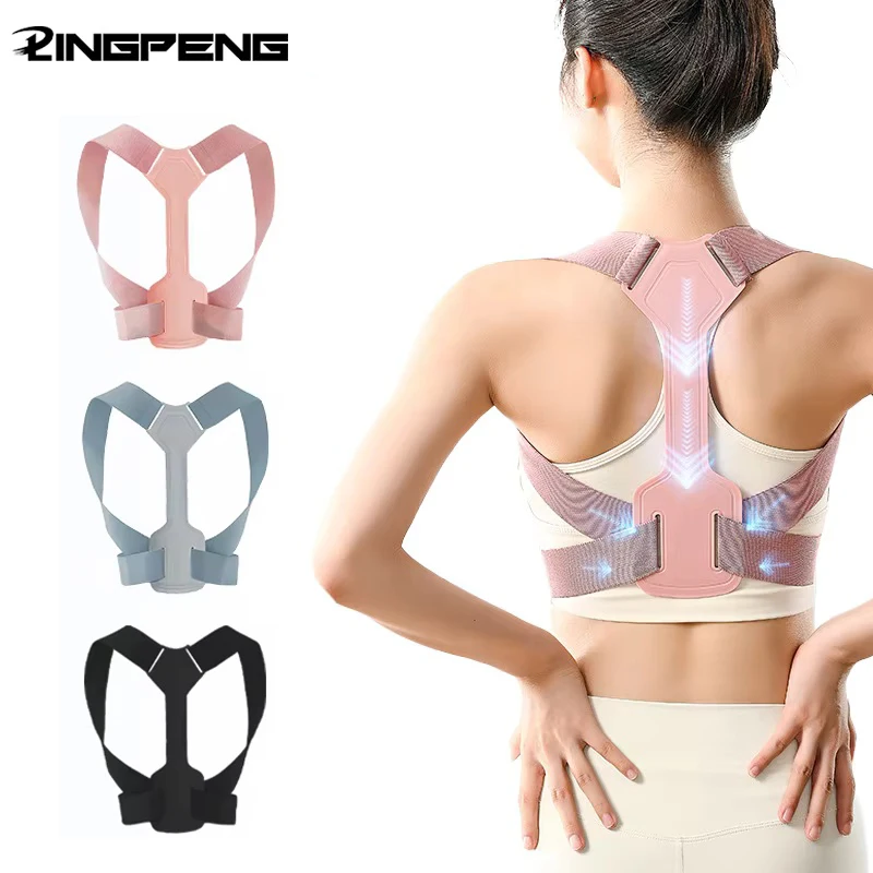 Breathable Posture Corrector Belt Adjustable Rectify Posture Back Support Belt Back Neck Brace Posture Training