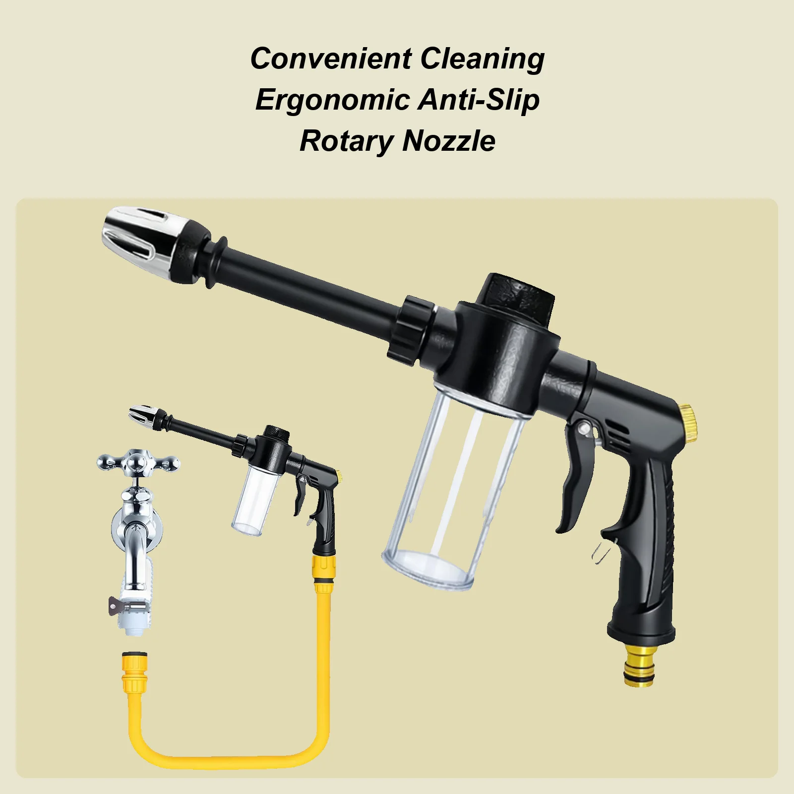 

Автомобильный распылитель высокого давления для мойки с дозирующим баком, регулируемой насадкой, для мытья автомобилей, грузовиков и мытья домашних животных