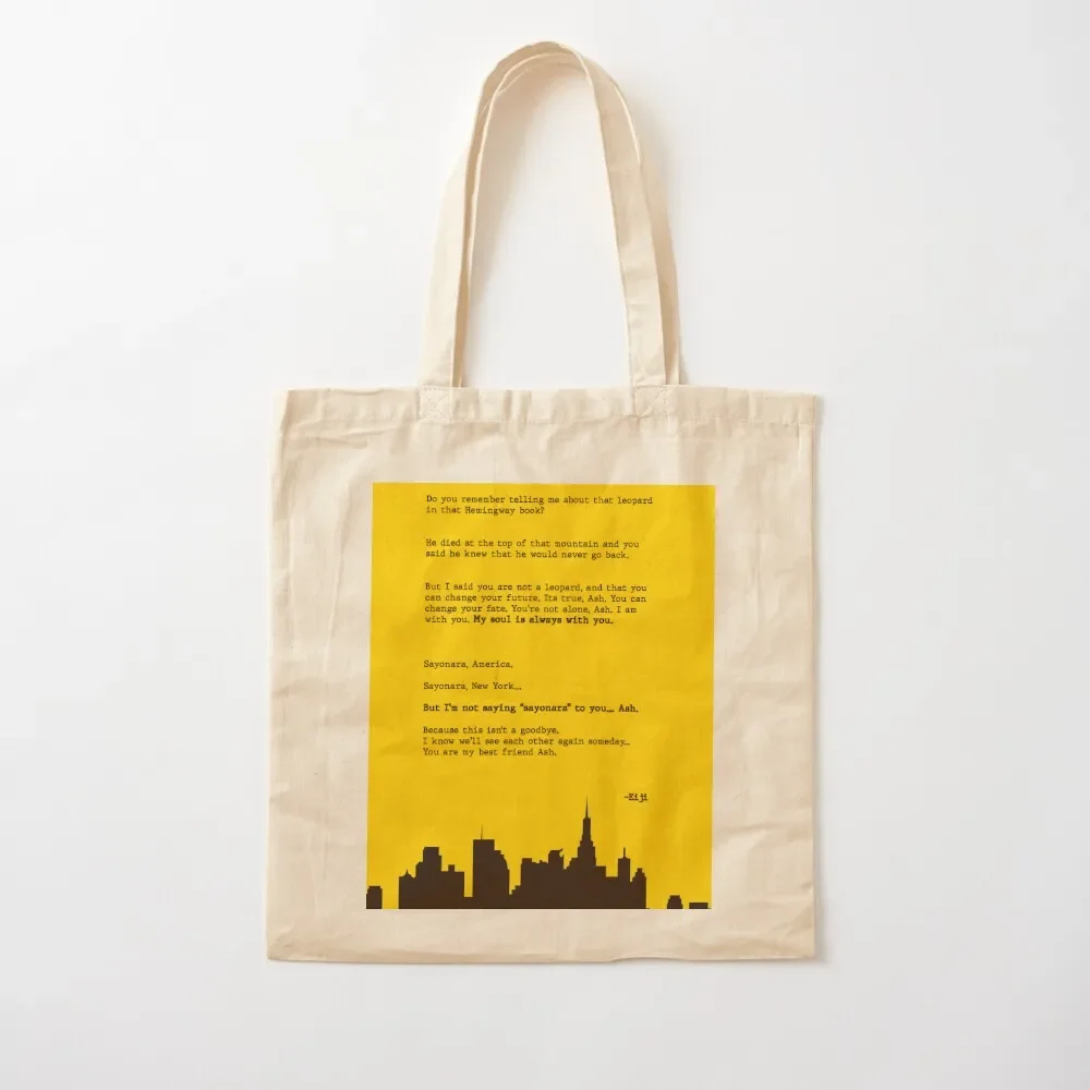 

Letter to Ash Banana Fish Tote Bag Fabric bag Cloth bag