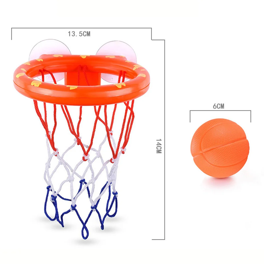 ของเล่นบาสเก็ตบอลพลาสติกสำหรับฝึกซ้อมในร่ม พร้อมแป้นบาสติดผนังแบบสุญญากาศ สำหรับเด็กชายและเด็กหญิง