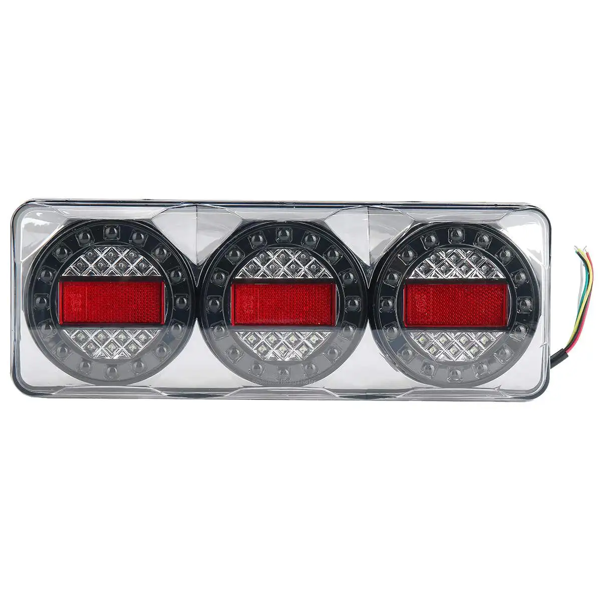 LED Trailer Taillights Waterproof 12V-24V Truck Car Turn Signal Rear Tail Lights Lorry Bus 5 Modes Stop Reverse Indicator Lamp